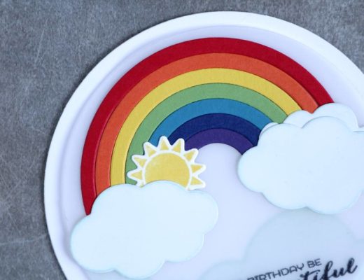 Geburtstagskarte mit einem Regenbogen mit Stampin' Up! 2